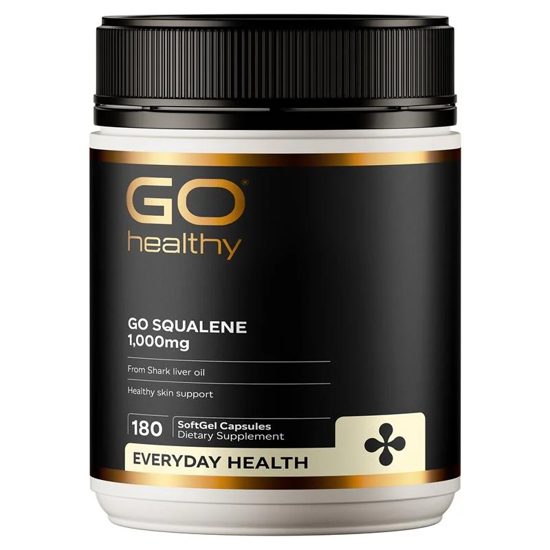 Go Healthy squalene 1000mg 180c 高之源 角鲨烯 1000mg 180粒 保肝护肝 抗肿瘤 提高免疫力 防止肿瘤转移 【保质期2028/05】